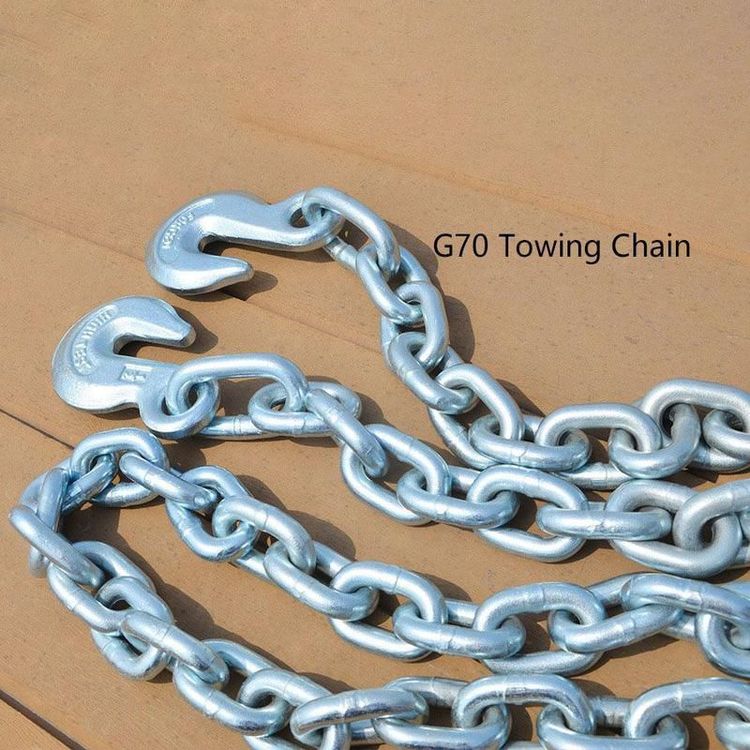 10mm G70 Yellow Galvanized Transport Chain Welded Link Chain