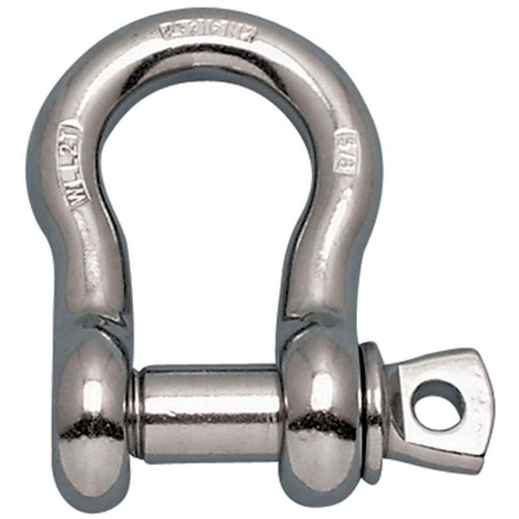 1-1/4" Type 316 Stainless Screw Pin Anchor Shackle (WLL 14,000 lbs)