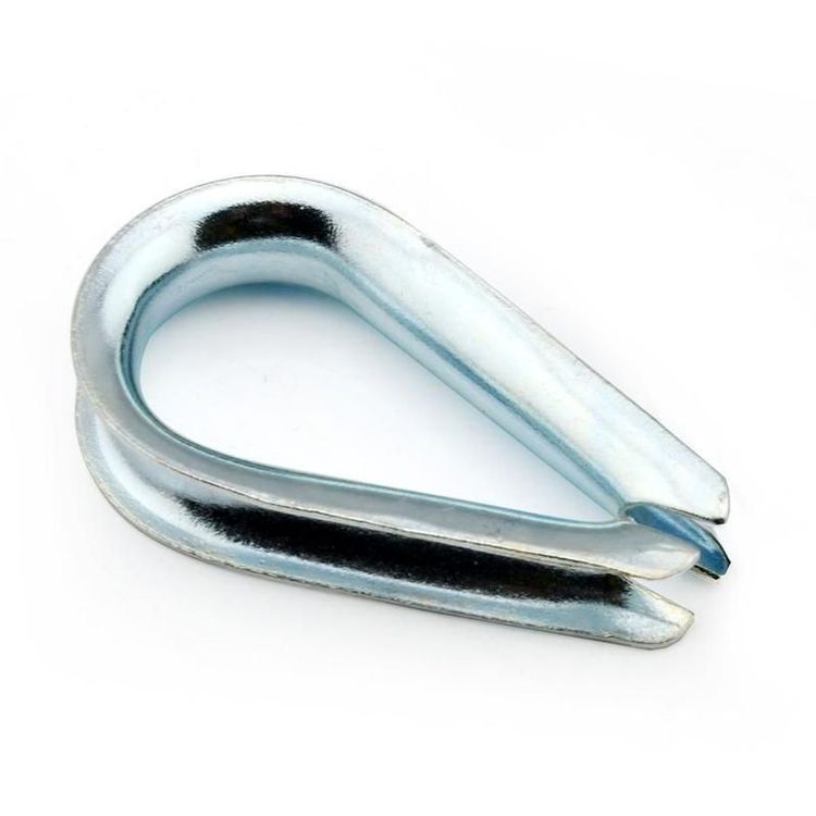 Wholesale Us Type Light Duty G-411 Carbon Steel Cable Thimble 3/8" 1/4′′ Wire Thimble Wire Rope Thimbles Supplier