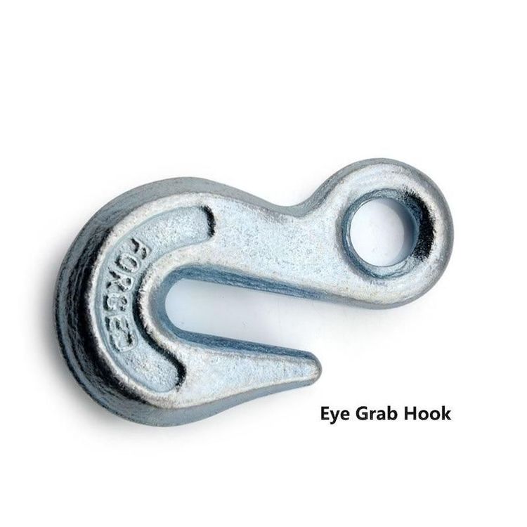 Carbon Steel Forged Chain Eye Grab Hook for Lifting