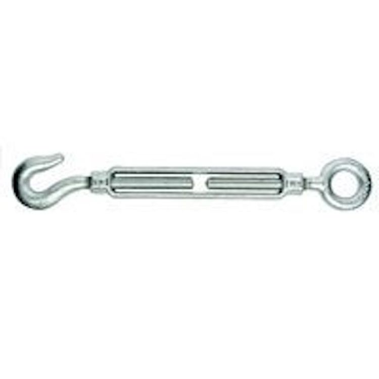 Forged Eye & Hook Turnbuckle 1" x 6" - Hot Dip Galvanized