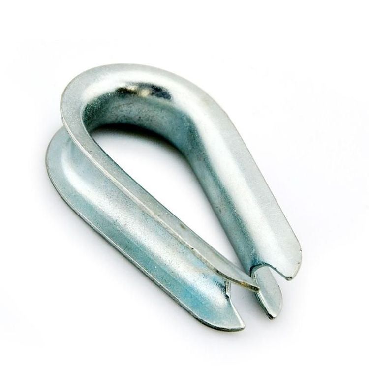 Electric Galvanized DIN6899 Type a Wire Rope Thimble Wire Cable Thimbles DIN 6899A Light Duty Zinc Plated Rope Thimble