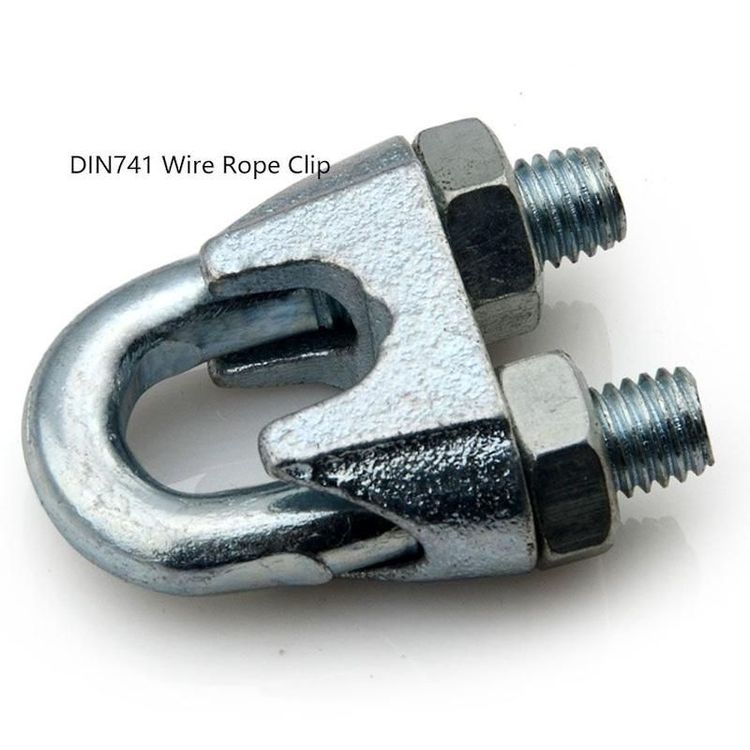 Galv Malleable Wire Rope Clip DIN741