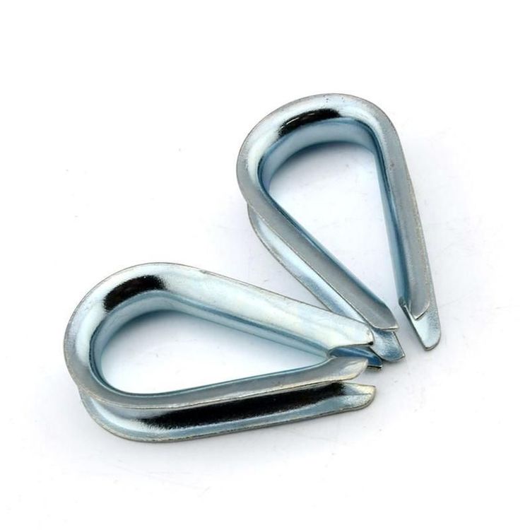 Carbon Steel Light Duty G411 Wire Rope Cable Thimble