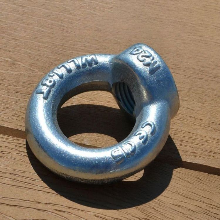 Drop Forged Electric Galvanized Carbon Steel C15 Eye Nut Fastener