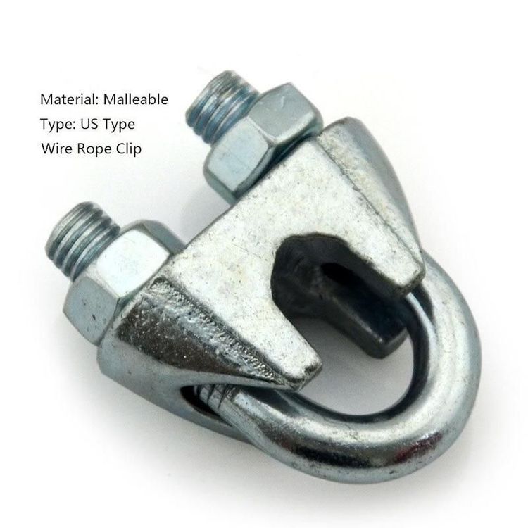Electric Galvanized Us Type Malleable Steel Bull Dog Grip