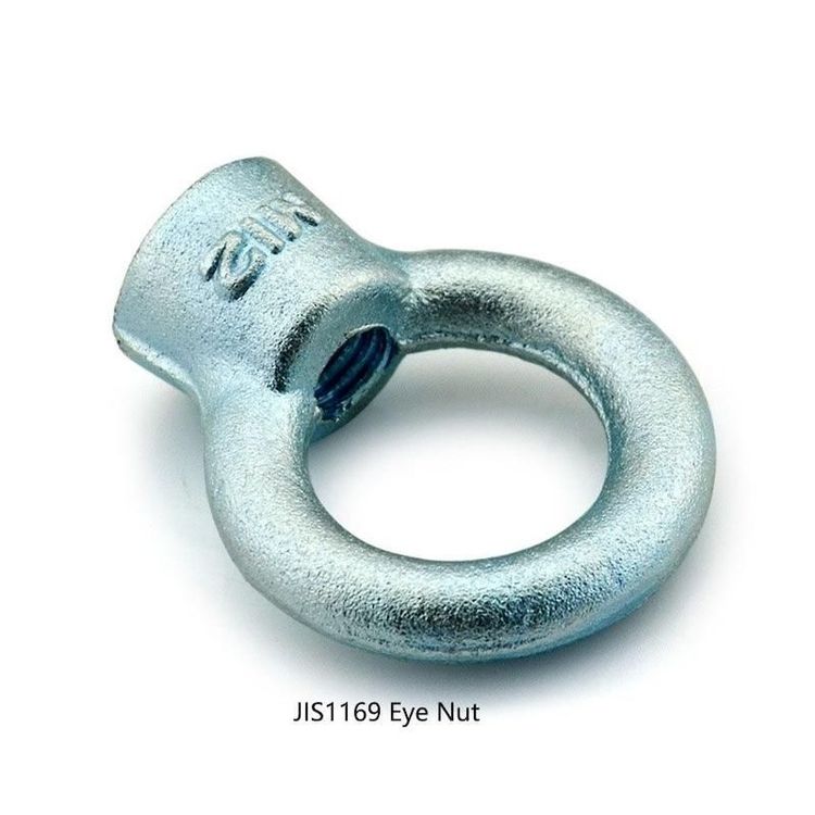 JIS 1169b Galvanized Lifting Eye Nut Drop Forged Ring Nut Zinc Plated JIS Eyenut 1169