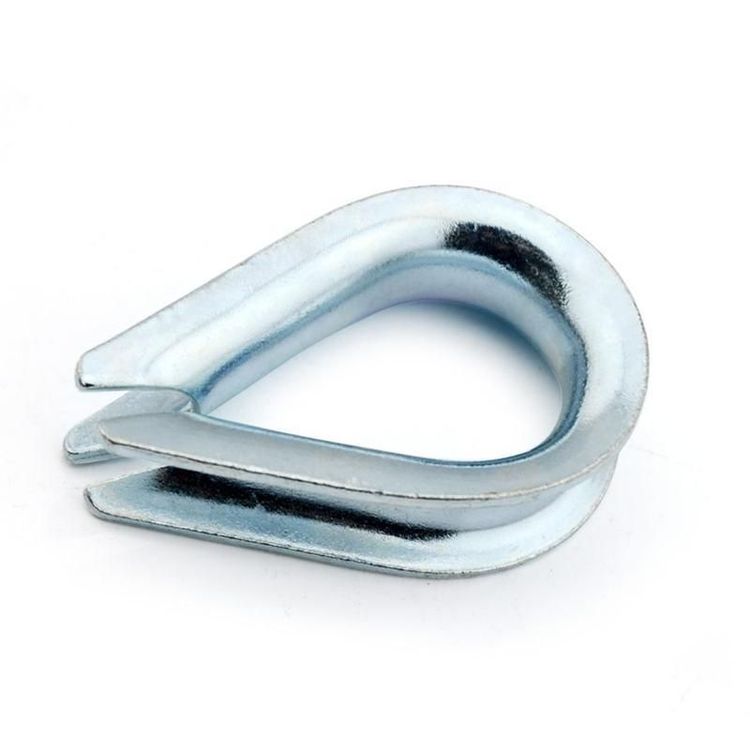 Galvanized Wire Rope Thimble DIN6899b Cable Accessories Stamping