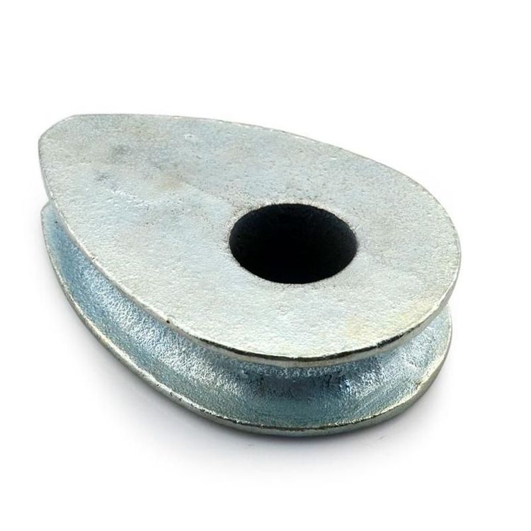 Heavy Duty Cast Ring Electric Galvanized DIN3091 Thimble Malleable Steel Wire Rope Thimble Fixing DIN3091 Cable Rope Thimble