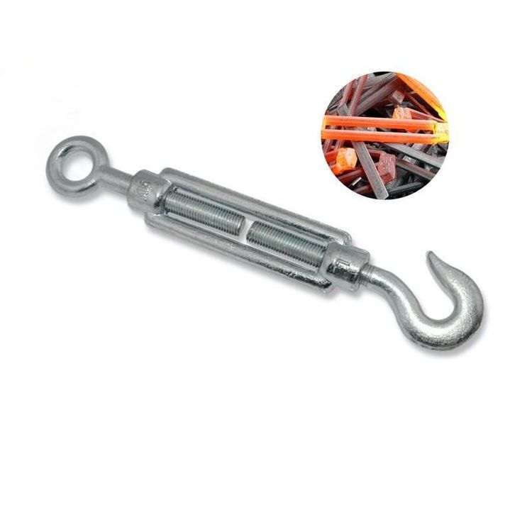 Forged Electric Galvanized Eye and Eye DIN 1480 Turnbuckles