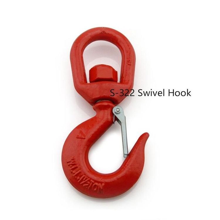 G80 Alloy Steel Yellow Painted S-322 Swivel Hook