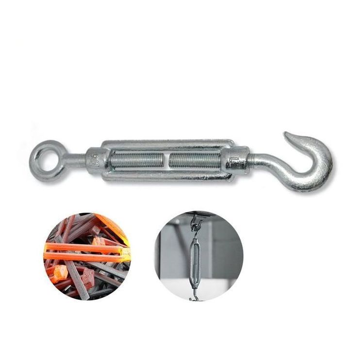 Eye and Hook Drop Forged Galvanized DIN1480 Chain Turnbuckles