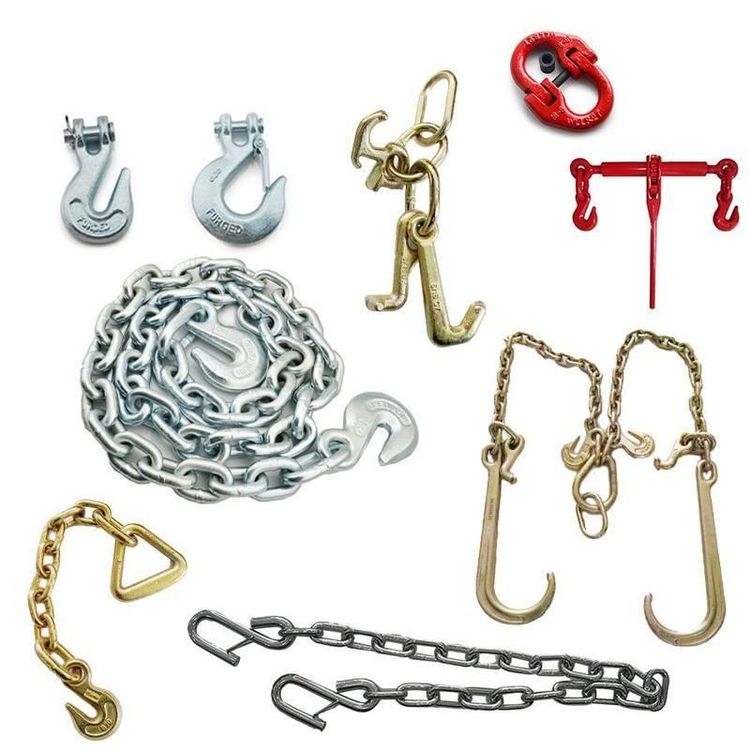 Heavy Duty Industrial Conveyo Lifting Link Welded Alloy Steel Mining Chain