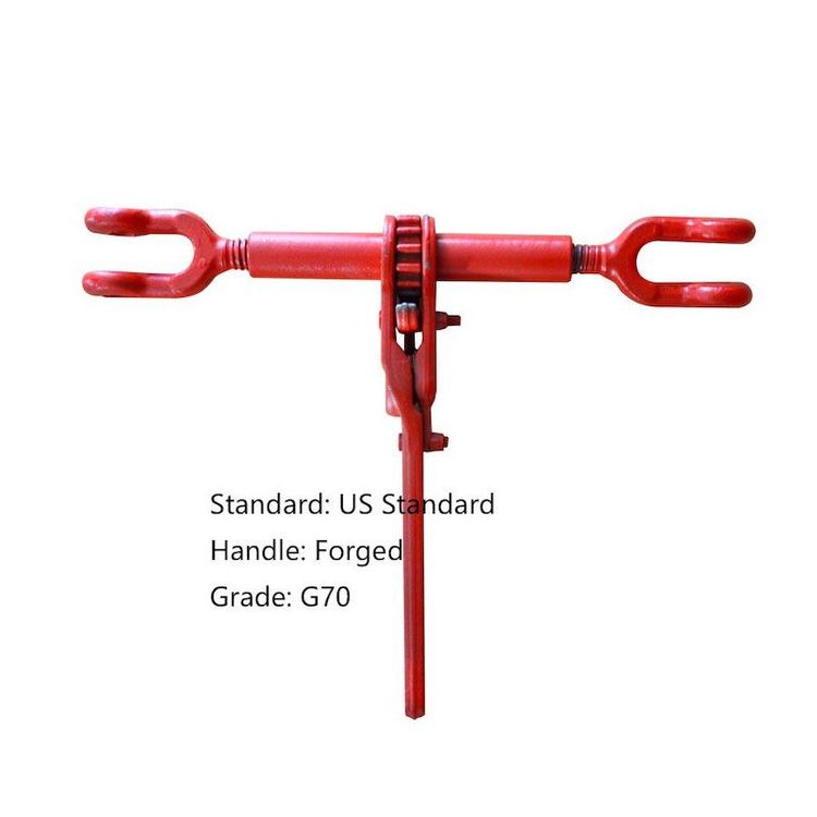 Red Painted Forged Ratchet Turnbuckle Load Binders with Jaw