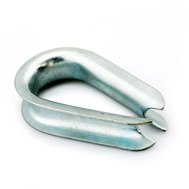 Hardware Rigging Steel Galvanied DIN6899A Wire Rope Thimble