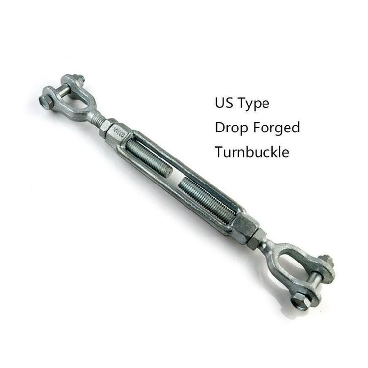 U. S. Type Jaw & Jaw Drop Forged Galvanized Turnbuckle