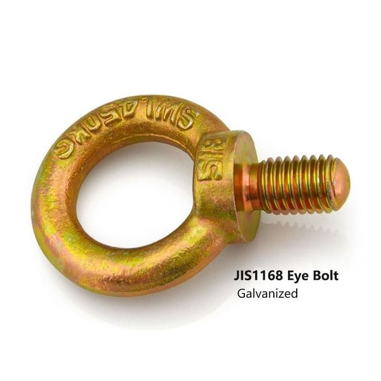 Zinc Plated Lifting Swivel Drop Forged JIS 1168 Eye Bolt Galvanized